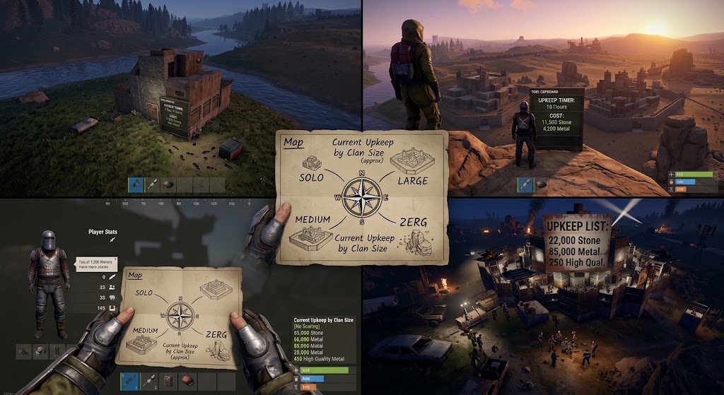 Rust Upkeep Group Scaling: How Group Size Now Affects Base Upkeep