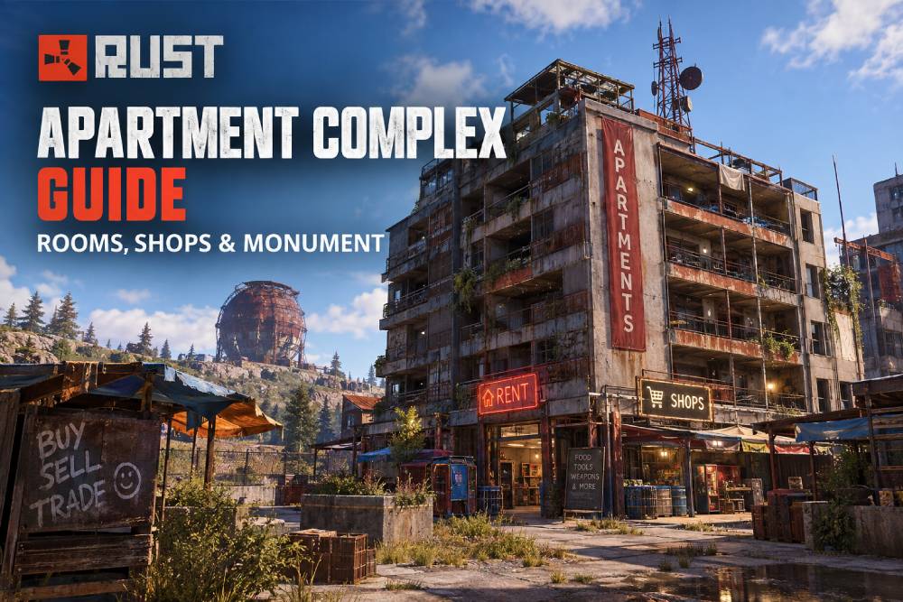 Rust Apartment Complex Guide: Rooms, Shops & Monument